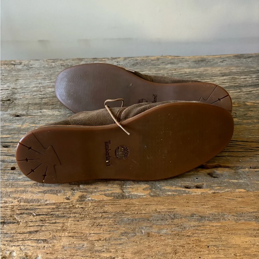 Men's Timberland leather loafers color cream‎ size 11.5